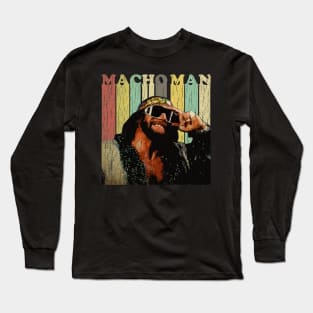 Vintage Macho Man Long Sleeve T-Shirt